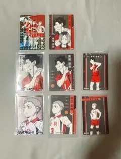 値下げハイキュー!! きゃらくたぶるカードグミ Vol.4 　 黒尾　夜久セット