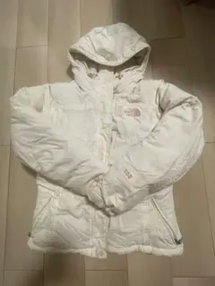 THE NORTH FACE フード付きダウンジャケット M ホワイト
