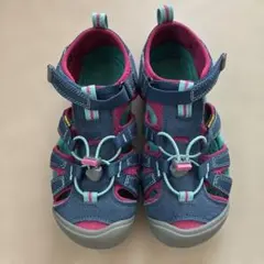 キーン　keen キッズ サンダル ネイビー/ピンク