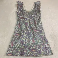 Charlotte Ronson ペイズリー柄 ノースリーブ　ワンピース　総柄のサムネイル