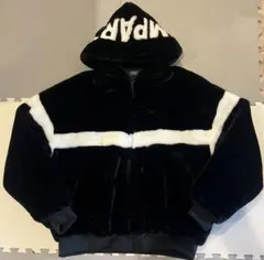 【極暖】RAGOUT極厚フェイクファーブルゾン ビッグシルエット ラインパーカー