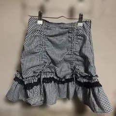 evelyn ギンガムチェック フレアスカート