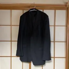 JASLEY ストライプ テーラードジャケット 黒