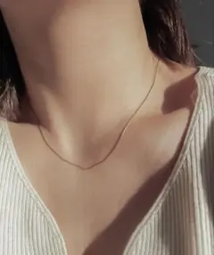 ebine Skin Necklace 金属アレルギー対応サージカルステンレスのサムネイル
