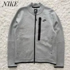 NIKE ナイキ テックフリース ジップアップ ボンバージャケット グレー M