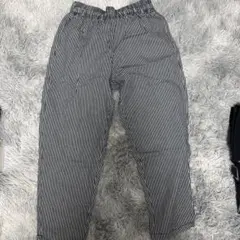 GU ストライプ シェフパンツ ヒッコリー Sサイズ