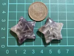 【特価⭐︎】天然石星形2個セット