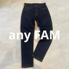 any FAM スキニーデニムパンツ ストレッチ 濃紺 インディゴのサムネイル