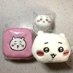 ちいかわ　ポーチ　ぬいぐるみ　おかお