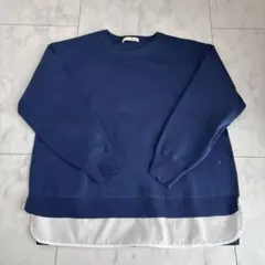 SHOO・LA・RUE スポンディッシュ 裾レイヤード風ニット