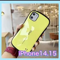 iPhoneケース iPhone14 iPhone15 ケース 海外 イエロー