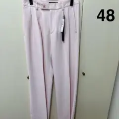 48 VISCOSE DBL PLEATED TROUSER ピンク　AMIRIのサムネイル