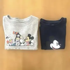 ユニクロ　ミッキーマウス　トレーナー& Tシャツ　セット　サイズ120