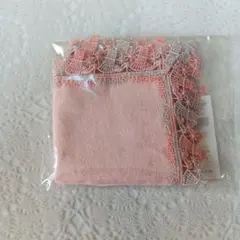 近沢レース✕Magli ie コラボタオルハンカチ　サ一モンピンク
