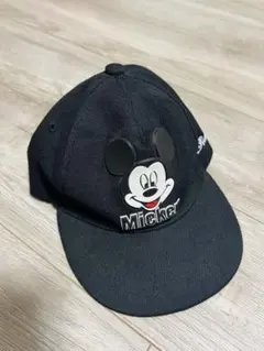 キッズ　ミッキーマウス ブラックキャップ　調整可能