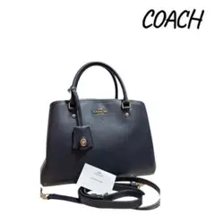【美品】COACH コーチ 2WAY ハンドバッグ ショルダーバッグ レザー