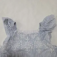 【baby gap】ワンピース ストライプ　花柄　70cm　女の子　ベビー服