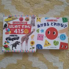 はじめてずかん 415 & あかまる どれかな？　2冊セット