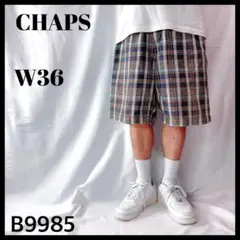 CHAPS チャップス マドラスチェック柄 チノショーツ ショートパンツ W36のサムネイル