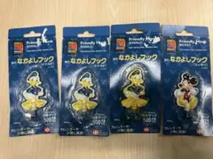 ミッキー・ドナルド フィギュア フック4個セット