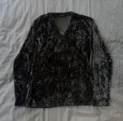 00s semanticdesign velour cutsew