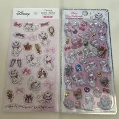 や*ま様 マリーちゃん ディズニー プチドロップステッカー エポキシラメシール