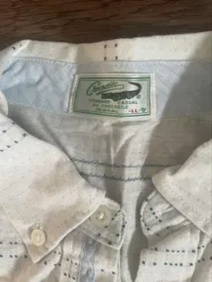 2色ストライプのシャツ