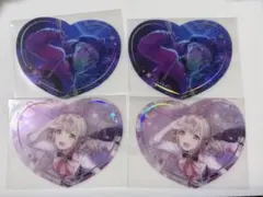 プロセカ　ハートクリアカード　小豆沢こはね　4点