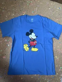 UNIQLO UT Disney ミッキーマウス Tシャツ ブルー