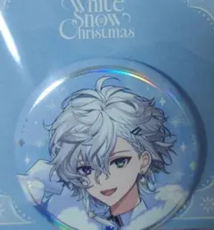White Snow Christmas 箔押し缶バッジ 叢雲カゲツ