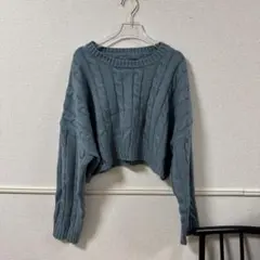 Dazy ケーブルニット セーター