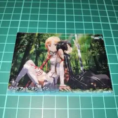 ソードアートオンライン アスナ&キリト カード ×1 NO.002