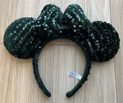 ミニー耳カチューシャ ダークグリーン