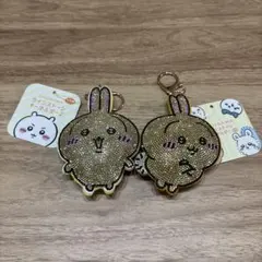 ちいかわ　うさぎ　ラインストーンキーホルダー　2種セット