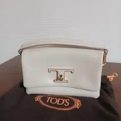 TOD'S ホワイト ショルダーバッグ