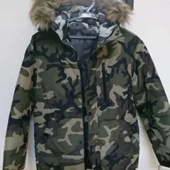 ZARA BOYS 迷彩柄 ダウンジャケット 134㎝