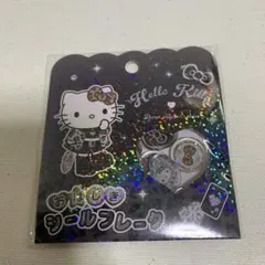 正規品　ハローキティ キティ　サンリオ　おはじきシールフレーク　ヒョウ柄　レア