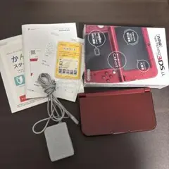 箱・充電器付き　Newニンテンドー3DS LL メタリックレッド