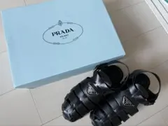 PRADA レザー フィッシャーマンサンダル 厚底〜ノベルティ〜のサムネイル