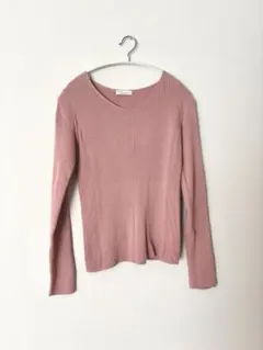 earth music&ecology リブニットトップス