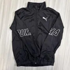 PUMA ブラック ウィンドブレーカー