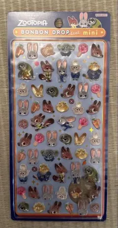 正規品 ズートピア ボンボンドロップシールミニ ディズニー 新品未使用