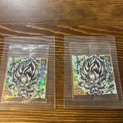 ドラゴンボール ウエハースベジット(レア)ホロステッカー 2枚セット