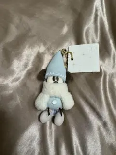 12時間以内発送！ディズニー　クリスマス　リルリンリン　ぬいぐるみチャーム　水色