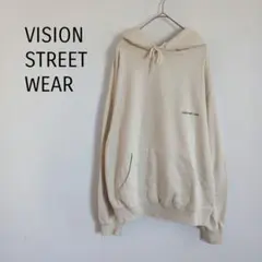 ビジョンストリートウェア バックプリント スウェットパーカー オーバーサイズ