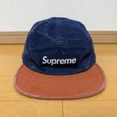 Supreme 2-Tone Moleskin Camp Cap 25fw