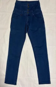 ANAPハイウェストストレッチジーンズ　Sブル