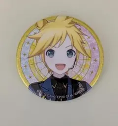 プロセカ　あんスタコラボ　グリッター缶バッジコレクション　B　鏡音レン