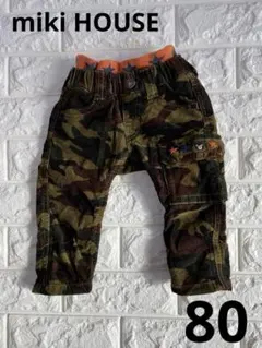 ダブルビー　迷彩柄コーデュロイパンツ 80サイズ