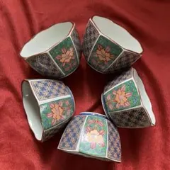 【未使用】有田焼八角小鉢５個セット